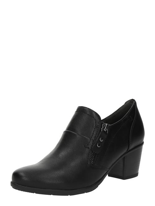 JANA Pumps med høj front  sort