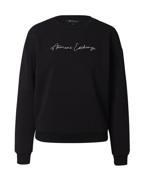 Se ARMANI EXCHANGE Sweatshirt  guld / sort ved About You