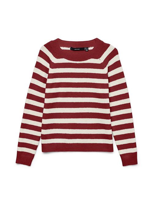 VERO MODA Pullover 'VMDoffy'  grenadine / hvid