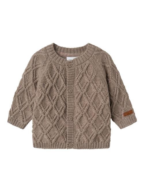 Se NAME IT Cardigan 'NBNWRUNI'  taupe ved About You