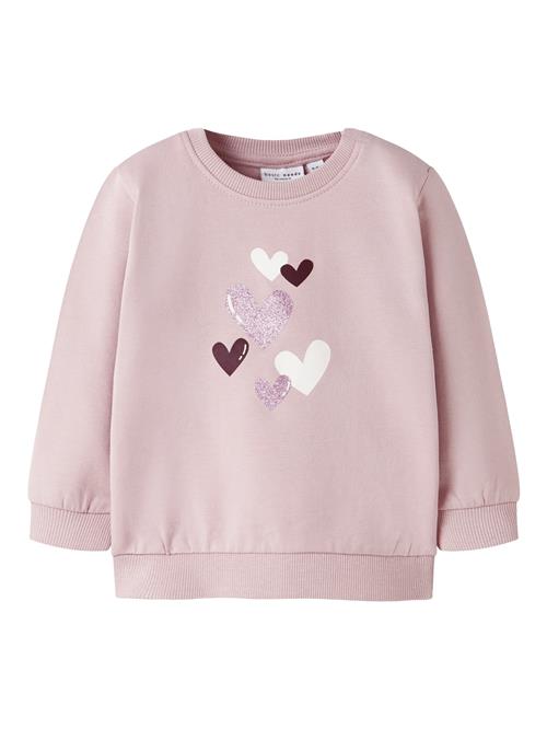 NAME IT Sweatshirt 'NBFVRILLIE'  pastellilla / pink / bordeaux / hvid