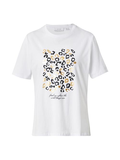 Se VILA Shirts 'VIJUNKE'  guld / sort / hvid ved About You