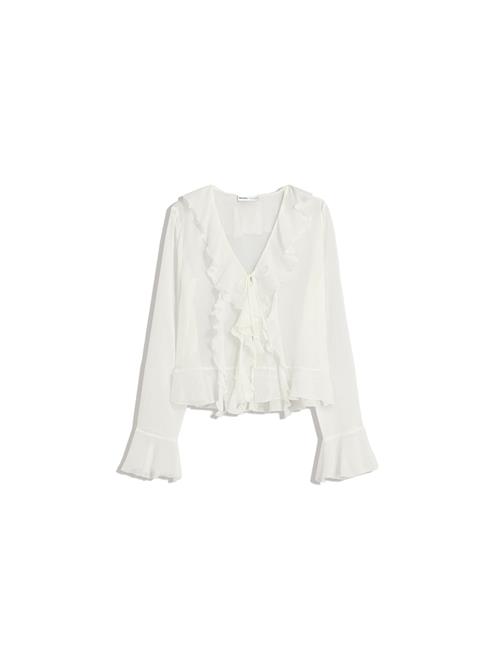 Bershka Bluse  ecru
