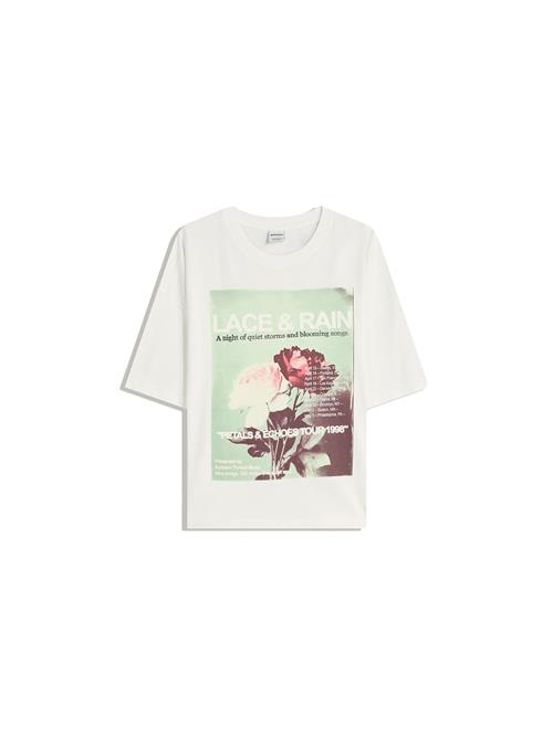 Bershka Shirts  lysegrøn / magenta / sort / offwhite