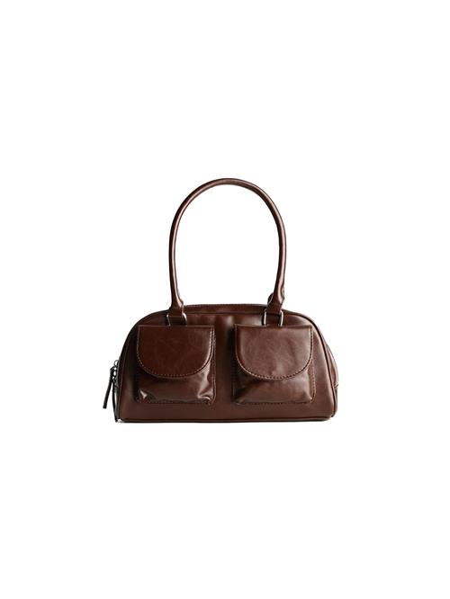 Bershka Skuldertaske  brun