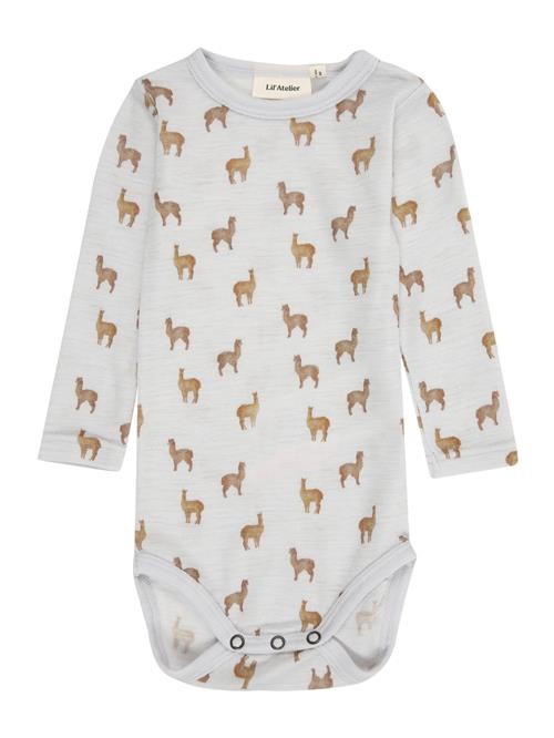 NAME IT Sparkedragt/Body  mørkebeige / grå
