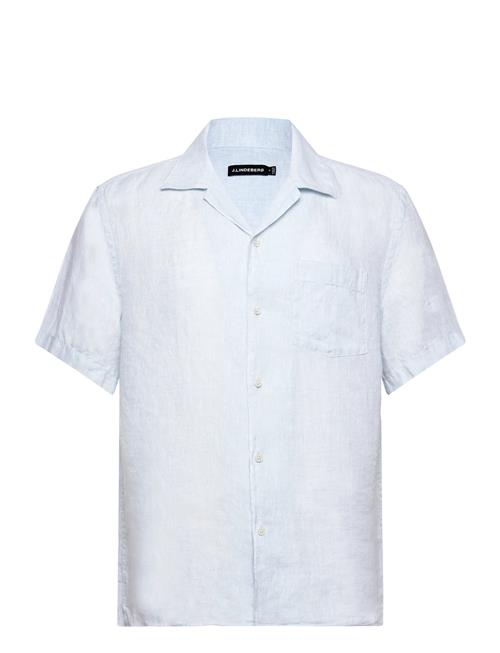 Elio Linen Melange Shirt J. Lindeberg White