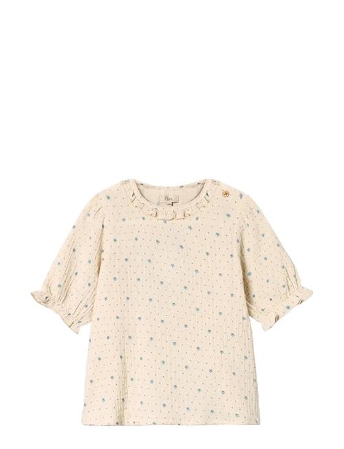 Blooming Ss Blouse Fliink Cream