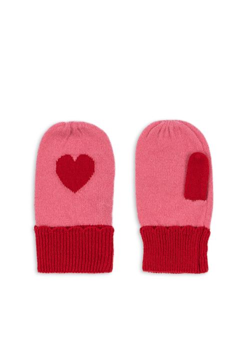 Konges Sløjd Collette Mittens Pink Collette Mittens Pink 2-4 Y Wool Lyserød  2-4 år  kvinde