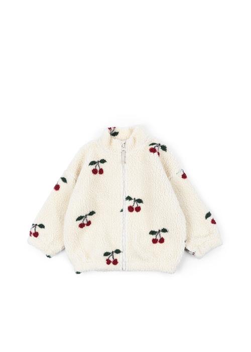 Konges Sløjd Jody Pile-jakke Ma Grande Cerise  Jody Teddy Jacket Grs Ma Grande Cerise 2 Y Fleece Hvid  2 år  kvinde