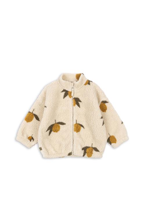 Konges Sløjd Jody Teddy Jacket Grs Mon Grand Citron Jody Teddy Jacket Grs Mon Grand Citron 12 months Fleece Creme  12 måneder  Unisex, Boys