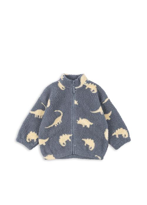 Konges Sløjd Jody Pile-jakke Dino Mist  Jody Teddy Jacket Grs Dino Mist 12 months Fleece Grå  12 måneder  mand