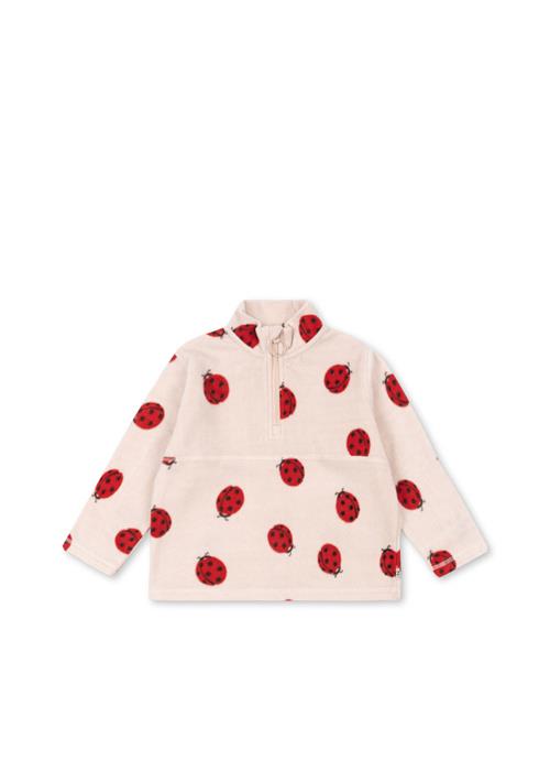 Konges Sløjd Tavi Fleece-sweatshirt Ladybug  Tavi Fleece Sweatshirt Grs Ladybug 4 Y Fleece Hvid  4 år  kvinde
