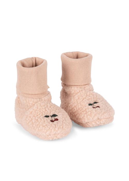 Konges Sløjd Safa Støvler I Fleece Rose Smoke  Safa Boots Grs Rose Smoke 6-9 months Fleece Lyserød  6-9 måneder  kvinde