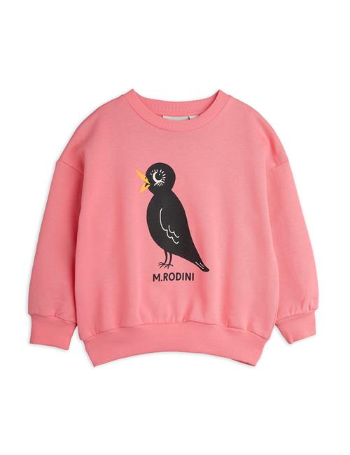 Mini Rodini GOTS Blackbird Sp Sweatshirt Pink  140/146 cm    140/146 cm  Unisex
