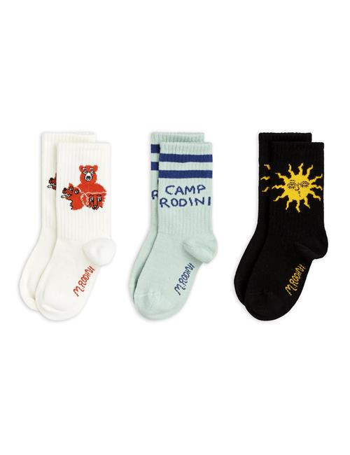 Mini Rodini GOTS Camp Rodini 3-pak Sokker Multi  20-23 EU    20-23 EU  Unisex