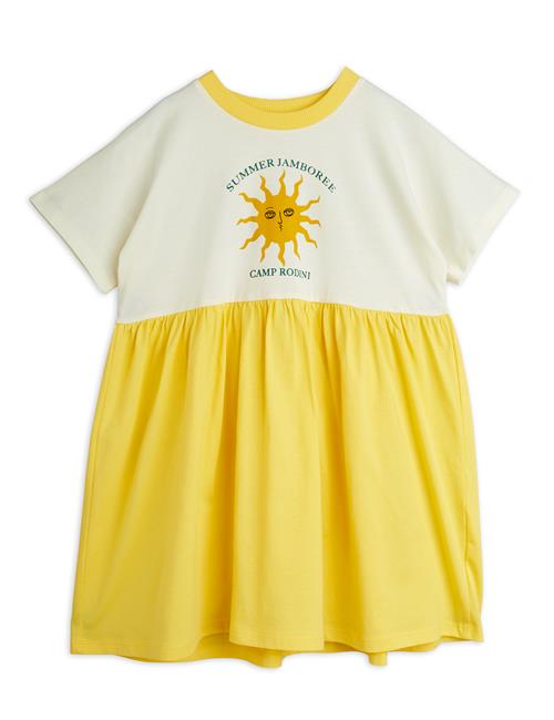 Mini Rodini GOTS Sun Sp Kortærmet Kjole Offwhite  140/146 cm    140/146 cm  kvinde