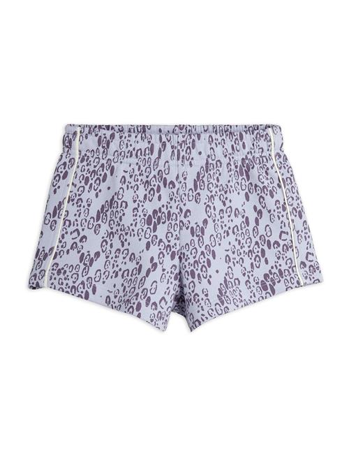 Mini Rodini GOTS Mini Leopard Aop Sweatshorts Purple  92/98 cm    92/98 cm  Unisex