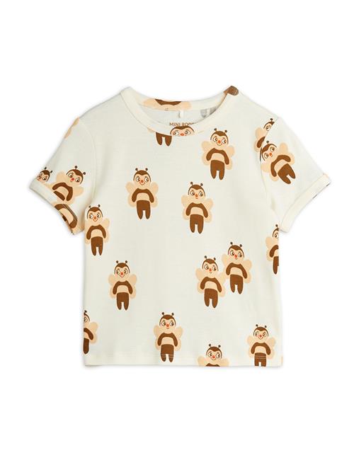 Mini Rodini GOTS Bees Aop Kortærmet T-shirt Offwhite  68/74 cm    68/74 cm  Unisex