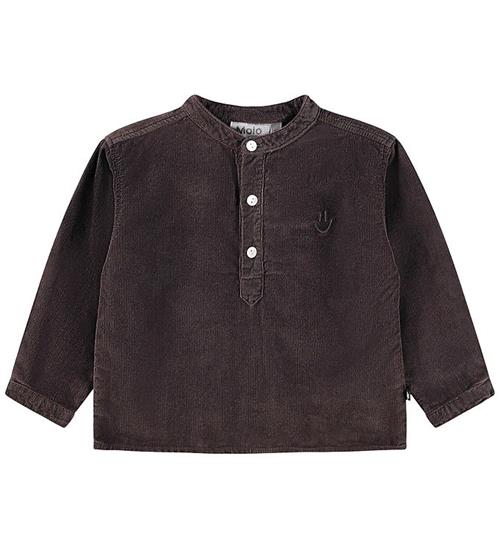 Molo Skjorte - Fløjl - Enoz - Dark Cocoa