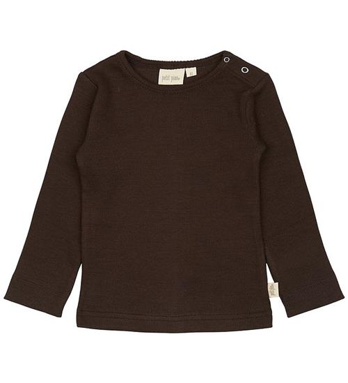 Petit Piao Bluse - Rib - Modal - Coffee Bean