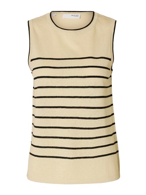 SELECTED Sticktop  beige / sort