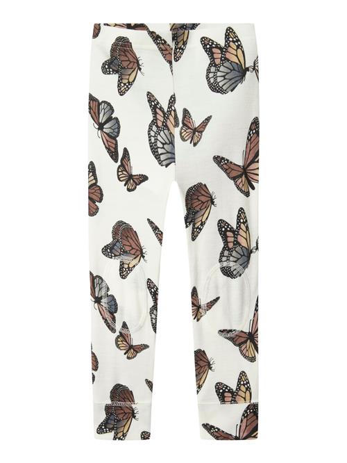Se NAME IT Leggings 'NMFWillitus'  blandingsfarvet / hvid ved About You