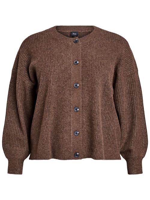 Zizzi Cardigan 'CAVISTA'  brun