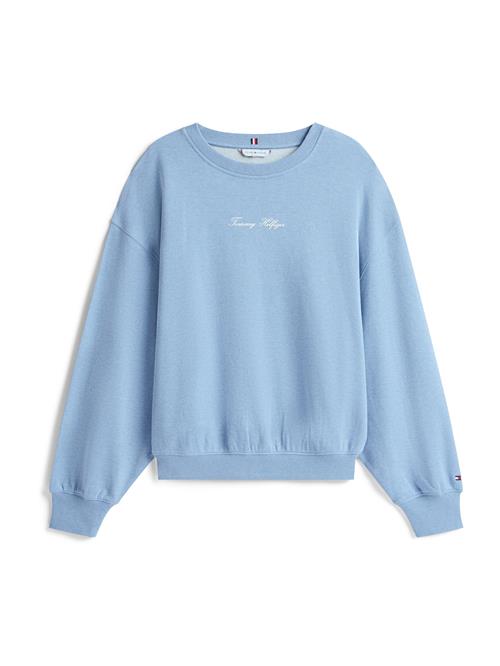 TOMMY HILFIGER Sweatshirt 'CLASSIC'  lyseblå / hvid