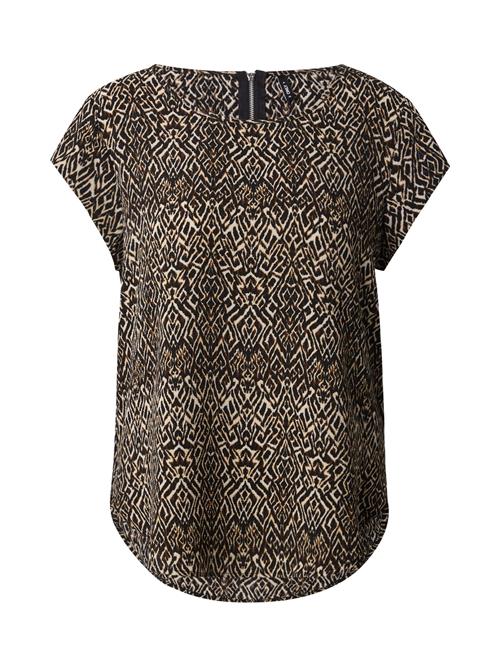 ONLY Bluse 'ONLVic'  creme / brun / sort