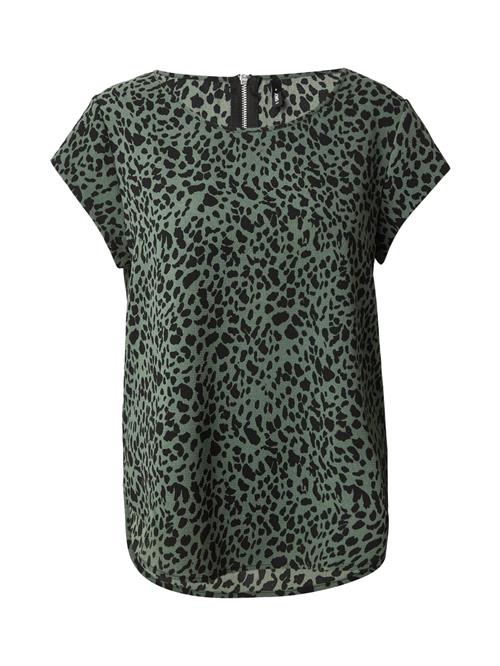 ONLY Bluse  grøn / sort