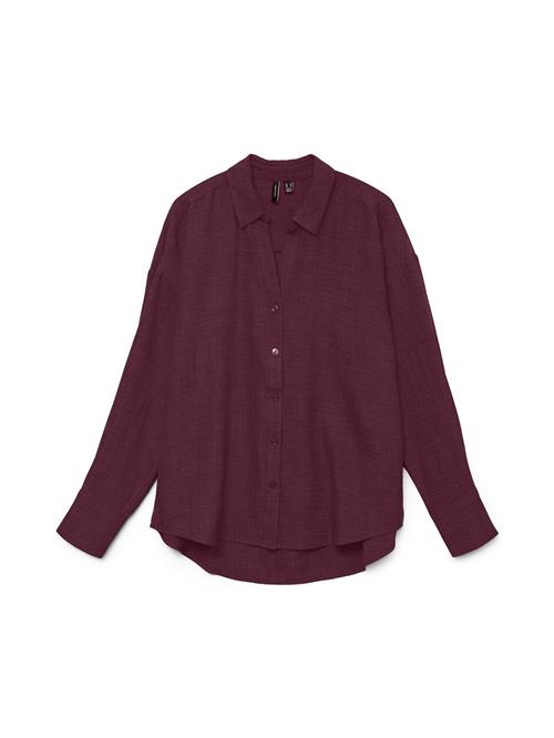 VERO MODA Bluse 'VMMELANEY'  burgunder