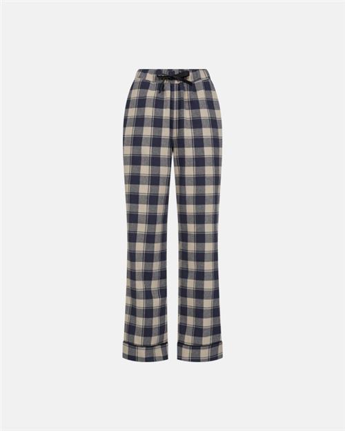 Pyjamasbukser | 100 økologisk bomuld | Navy ternet