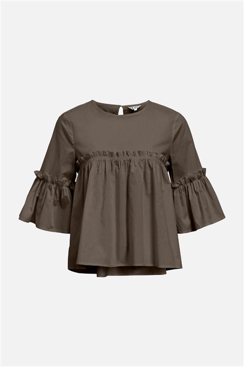 Hope Neck Top - Morel - 36 - Object