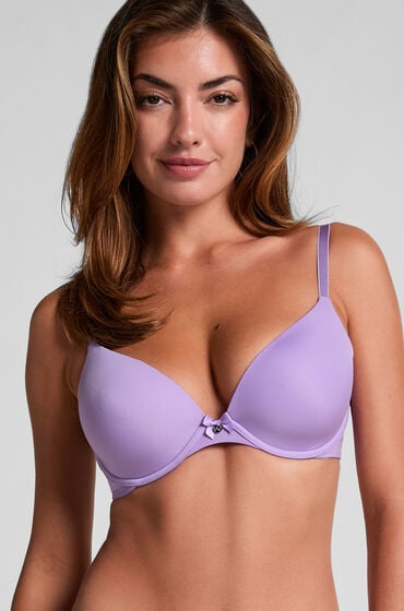 Hunkemöller Formstøbt bøjle-bh Plunge lilla