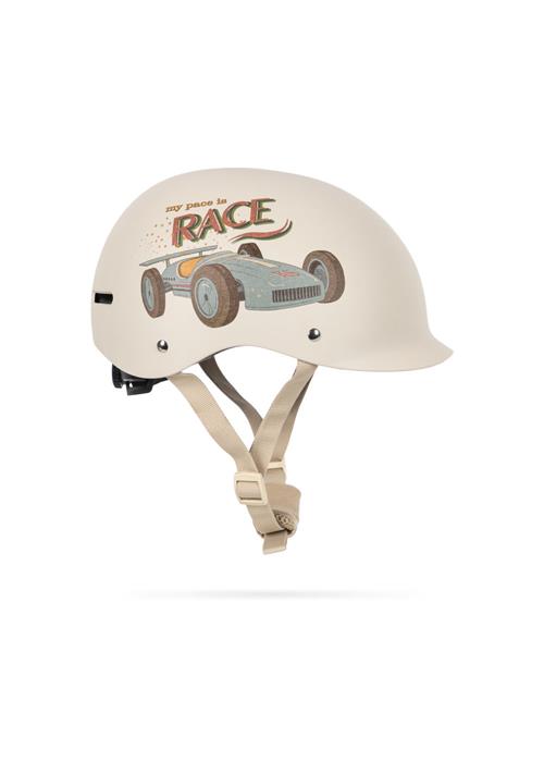 Konges Sløjd Cykelhjelm Race  Bicycle Helmet Race 51/55 cm  Creme  51/55 cm  mand