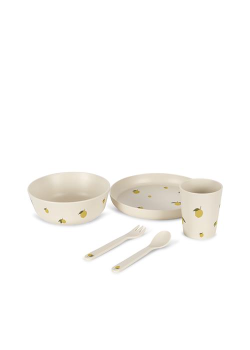 Konges Sløjd Middagssæt Lemon  Dinner Set Lemon One Size  Creme  One Size 6 M+ Unisex