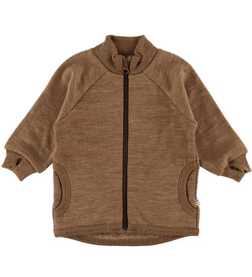 Se Joha Cardigan - Uld - Varm Brun ved KidsWorld