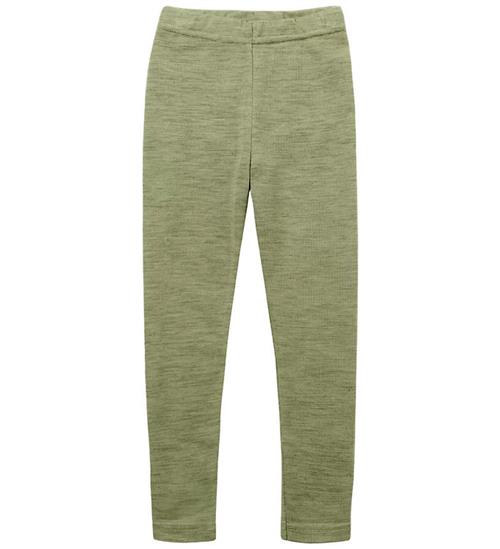 Engel Leggings - Uld - Sage Green Melange