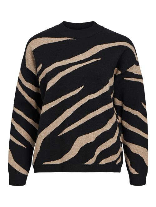 OBJECT Pullover 'Ray'  beige-meleret / sort