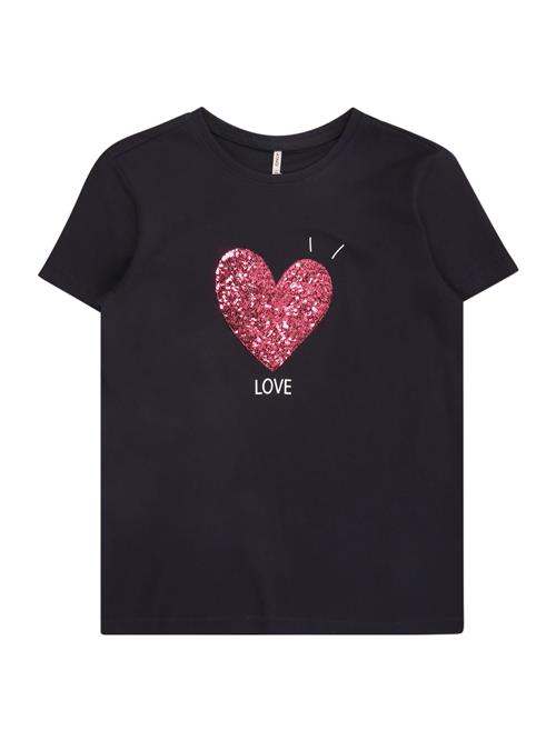 ONLY GIRLS Bluser & t-shirts 'KOGCandy'  natblå / pitaya / hvid