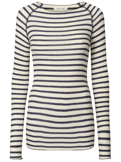 Gai+Lisva Shirts 'Amalie'  blue denim / naturhvid