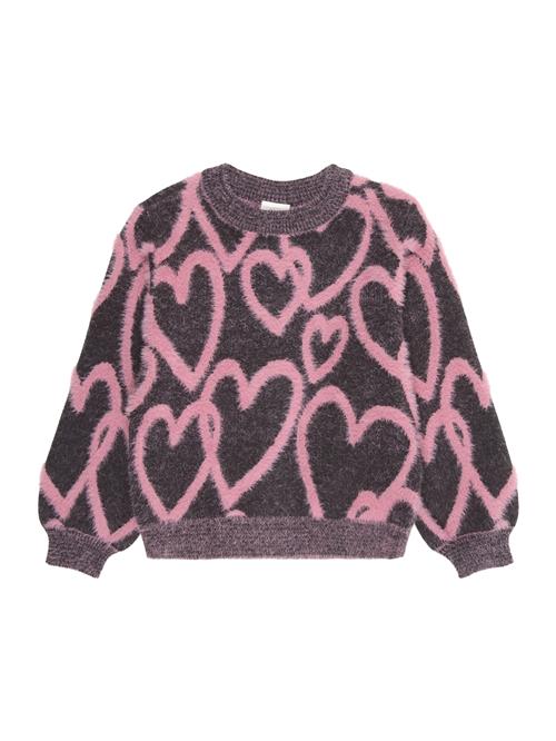 s.Oliver Pullover  mørkegrå / lyserød