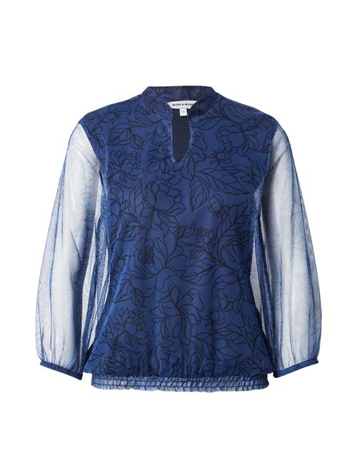 Se MORE & MORE Bluse  marin / sort ved About You