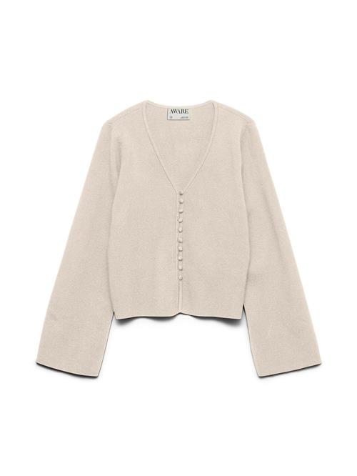 Se VERO MODA Cardigan 'VMAWHANNA'  lysebeige ved About You