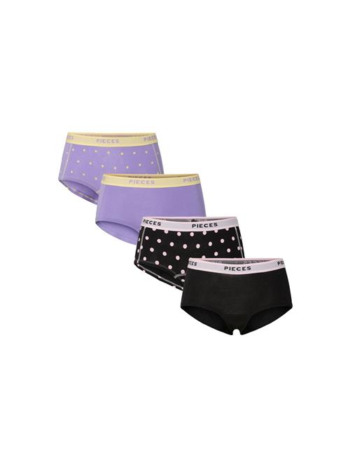 PIECES Panty  honning / lavendel / lyserød / sort