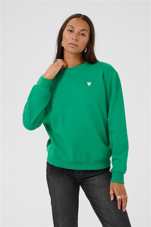 Se Kaffe Sweatshirt 'Liddy'  smaragd ved About You