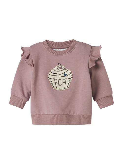 NAME IT Sweatshirt 'NBFNILDA'  creme / blå / lysviolet / sort
