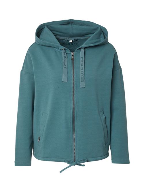 Soccx Sweatjakke  petroleum