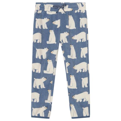 Kuling Northpole Recycled Fleece Pant Polar Bear 74/80 cm  Blå  74/80 cm  Unisex